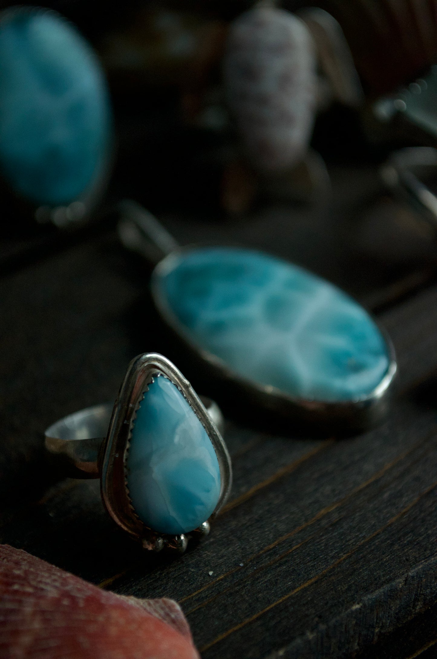 teardrop larimar