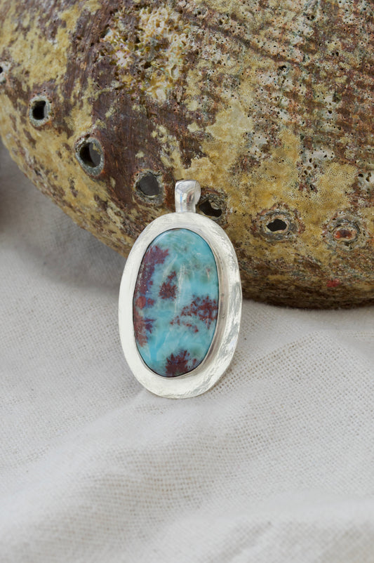 Red Larimar Pendant